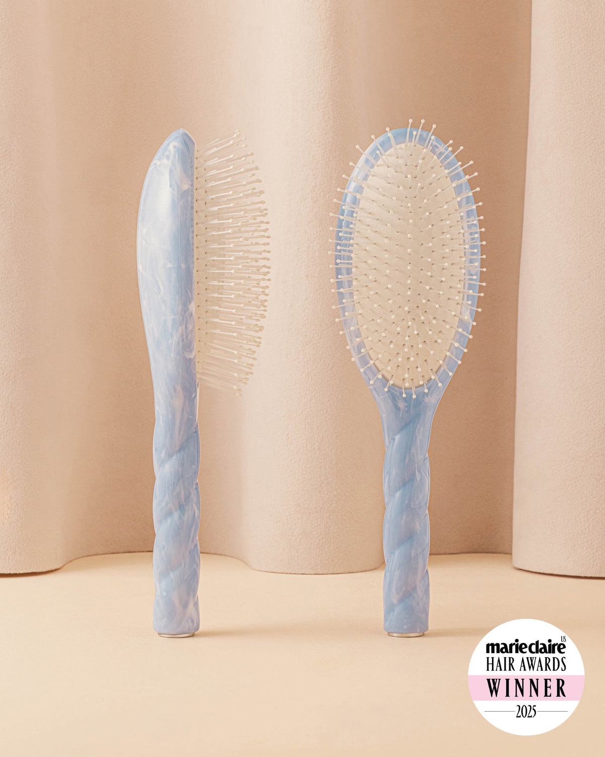 Roseanna x La Bonne Brosse N.04 La Brosse Démêlante & Massante La Miracle Tie & Dye Bleu