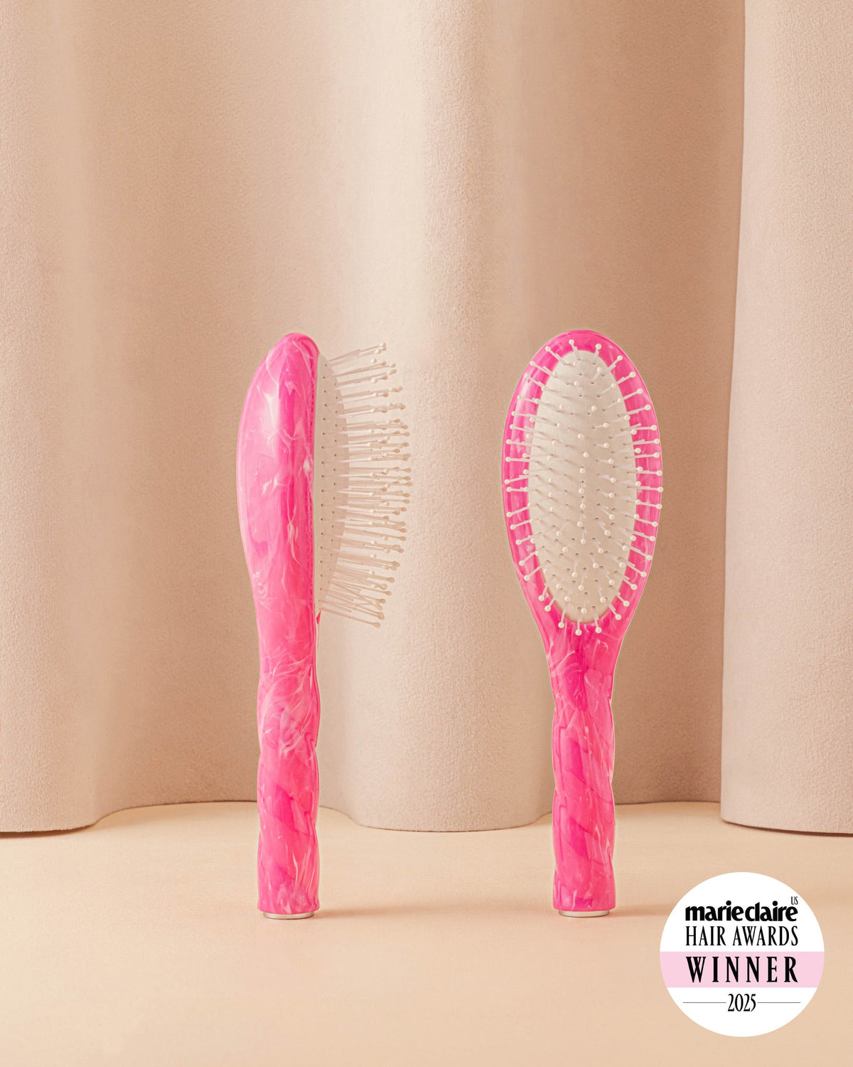 Roseanna x La Bonne Brosse N.04 La Petite Brosse Démêlante & Massante La Miracle Tie & Dye Rose