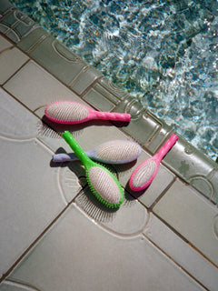 Roseanna x La Bonne Brosse N.04 La Brosse Démêlante & Massante La Miracle Tie & Dye Bleu