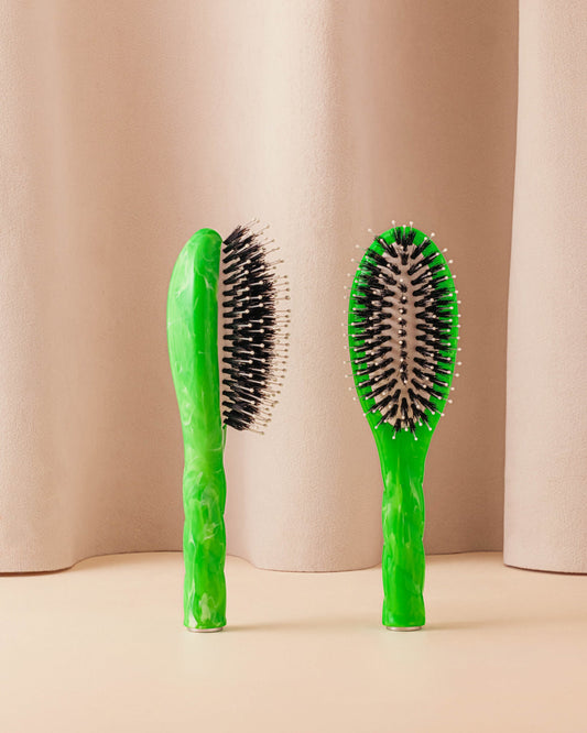 Roseanna x La Bonne Brosse N.03 La Petite Brosse Cuir Chevelu Sensible l'Indispensable Douceur Tie & Dye Vert