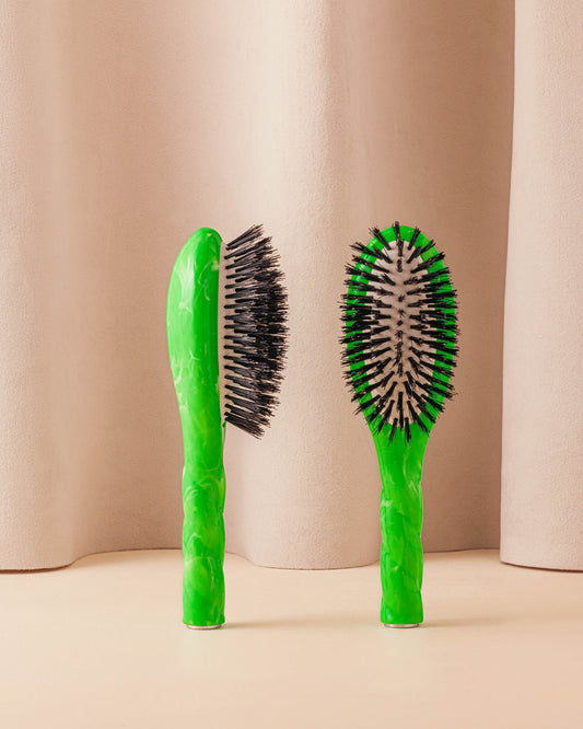 Roseanna x La Bonne Brosse N.01 La Petite Brosse Brillance & Soin l'Universelle Tie & Dye Vert