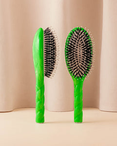 Roseanna x La Bonne Brosse N.03 La Brosse Cuir Chevelu Sensible l'Indispensable Douceur Tie & Dye Vert