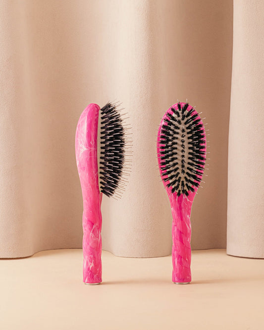 Roseanna x La Bonne Brosse N.02 La Petite Brosse Démêlante & Soin l'Indispensable Tie & Dye Rose