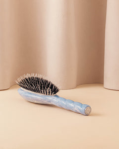 Roseanna x La Bonne Brosse N.02 La Brosse Démêlante & Soin l'Indispensable Tie & Dye Bleu