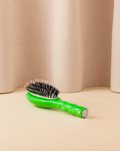 Roseanna x La Bonne Brosse N.02 La Petite Brosse Démêlante & Soin l'Indispensable Tie & Dye Vert