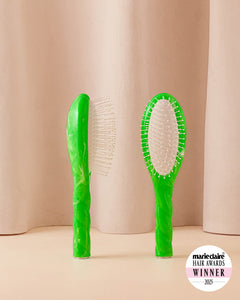 Roseanna x La Bonne Brosse N.04 La Petite Brosse Démêlante & Massante La Miracle Tie & Dye Vert