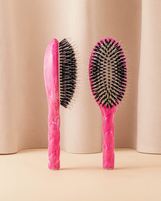 Roseanna x La Bonne Brosse N.02 La Brosse Démêlante & Soin l'Indispensable Tie & Dye Rose