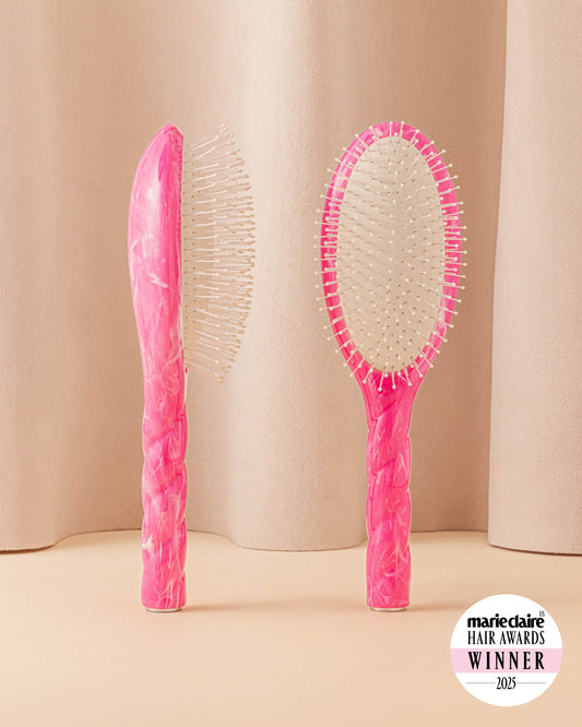 Roseanna x La Bonne Brosse N.04 La Brosse Démêlante & Massante La Miracle Tie & Dye Rose