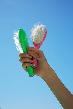 Roseanna x La Bonne Brosse N.01 La Brosse Brillance & Soin l'Universelle Tie & Dye Vert