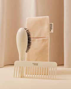 La Pochette "Petite Brosse" Blanc Crème